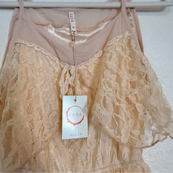 RAGA Woman's Lace Tiered Maxi Dress Size S - Picture 12 of 12